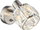 Aplik muri Globo Kris Single, 1xE14 40W, kristal qelqi, nickel matt