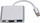 Përshtatës RoGer Type C në HDMI, 4K, USB 3.0, argjendtë