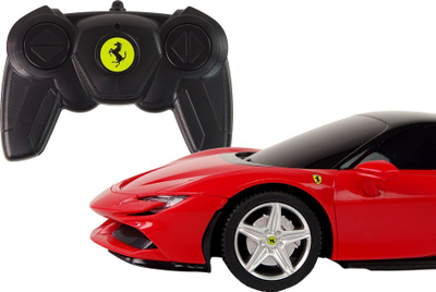 Makinë me telekomandë Rastar Ferrari SF90, shkallë 1:14, Leantoys, e kuqe