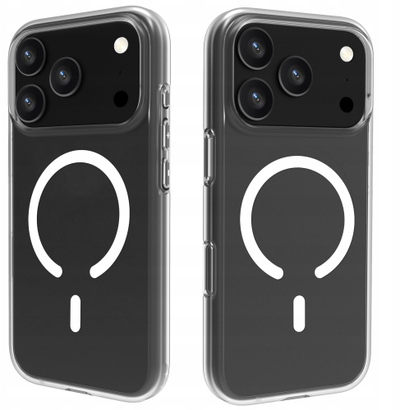 Mbështjellës Roobix Clarion MagSafe për iPhone 17 Pro Max, transparent, i fortë ndaj goditjeve