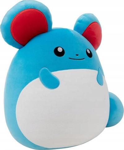 Lodër pellushi Squishmallows Pokemon Marill, 14", shumëngjyrëshe