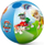 Топка за плажа MONDO Paw Patrol, на надувување, 50 cm, шарена