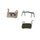 Frena disku biçiklete Sinter Shimano Type A, organike, set, jeshile