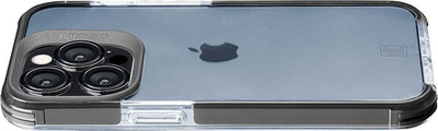 Kapak telefoni Cellularline Tetra Force, për iPhone 15 Pro, transparent me të zezë