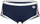 Shorts noti Arena Icons Swim Low Waist, rezistent ndaj klorit, thahet shpejt, navy e bardhë e kuqe
