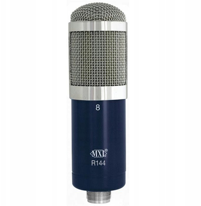 Микрофон студио MXL R144 Ribbon, модел со лента, поларитет фигура 8, црн