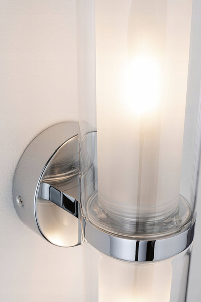 Aplikacion muri Paulmann Luena, 2xE14, IP44, krom