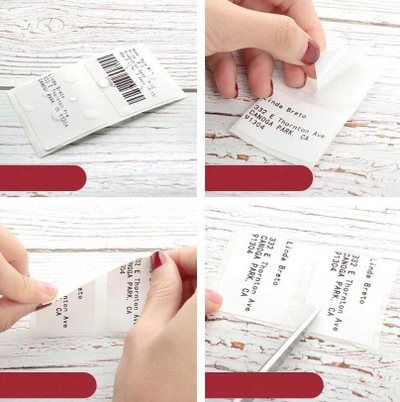 Rrotullë etiketa ngjitëse Phomemo XP5030-230, 230 etiketa, 50x30mm, e bardhë