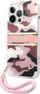 Mbulesë telefoni Guess Camo Strap Collection, për iPhone 13 Pro 13 6.1", rozë