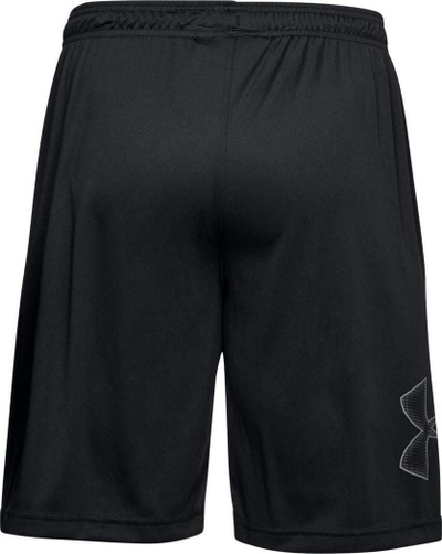 Pantallona të shkurtra trajnimi Under Armour Tech Graphic M, materiale tharje e shpejtë, elastik në bel, të zeza