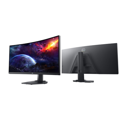 Monitor DELL S3422DWG, 34", Wide Quad HD, e zezë