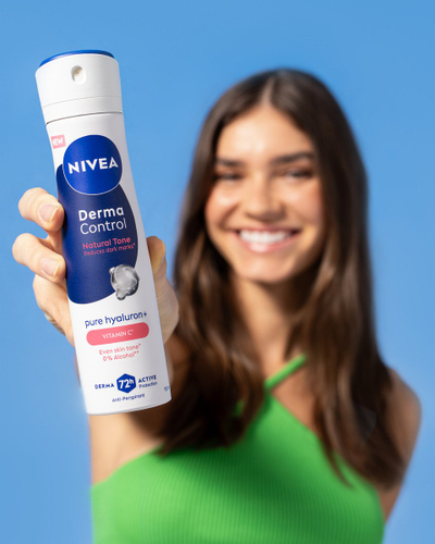 Deodorant Nivea Derma Control Natural Tone, antidjersues për goca, sprey 150ml