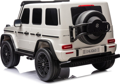 Електричен автомобил за деца Mercedes Benz G63 AMG Strong XXL, 12V, 2 седишта, бел