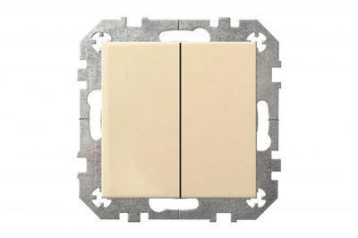 Çelës ndriçimi Liregus EPSILON SWITCH ĮJ5-10-005-01, buton dhe çelës, bezhë