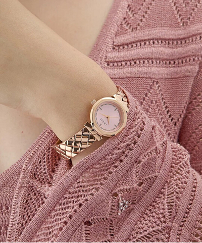Orë për femra Guess Mini Rumour GW0839L3, e artë rozë