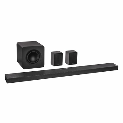 Soundbar Samsung Q-series QS750F, 5.1.2 kanale, me subwoofer dhe bokse të pasme, i zi