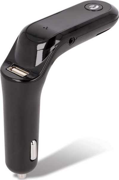 FM предавател со блутут Setty TFM-02, 2.1A USB, за автомобил, црн