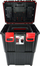 Kuti veglash me rrota AWTOOLS Toolbox, 450x360x640mm, nga plastike e fortë, ngjyrë e zezë