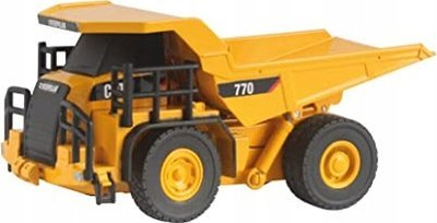 Lodër kamion me telekomandë Carrera CAT RC-770, shkallë 1:64, RC, i verdhë