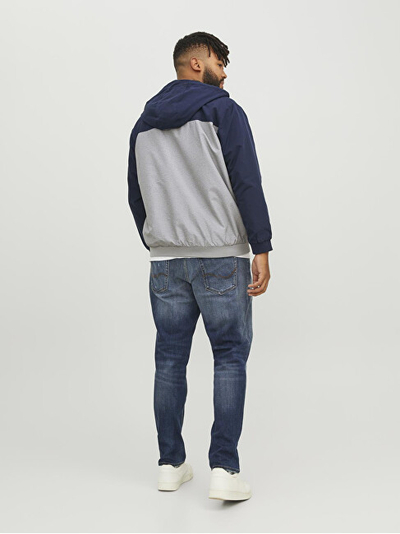Xhaketë për meshkuj Jack&Jones PLUS, e hirtë/kaltër
