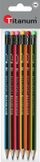 Set i lapsave Titanium NEON GB, 6 lapsa me gomë