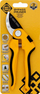 Gërshërë kopshti Forte Tools Bypass Pruner, prerje 16 mm, doreza kundra rrëshqitjes, e verdhë