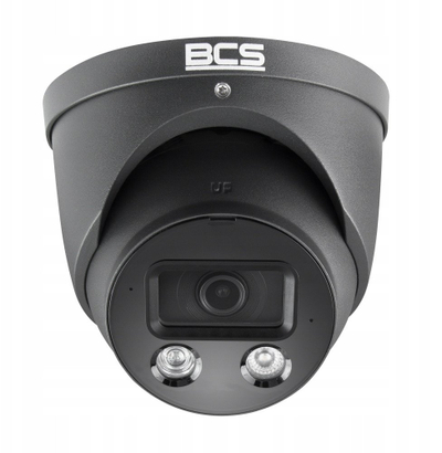 Kamerë IP dome BCS BCS-L-EIP55FCR3L3-Ai1-G, 5MP, NightColor dhe WDR 120dB, e bardhë