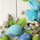 Shami letre dekorative për Pashkë Easter SDL085400, 33x33 cm, 20 copë, shumëngjyrëshe