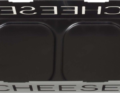 Set raclette për djathë Secret De Gourmet, për 2 veta, me ngrohje me qirinj, i zi