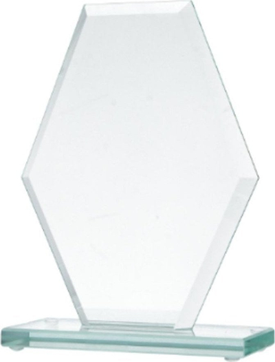 Trofe xhami Victoria Sport Glass Trophy, 26 cm, transparent