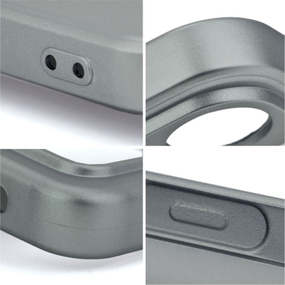 Mbulesë telefoni OEM Metallic Cover për iPhone 15, gri metalike