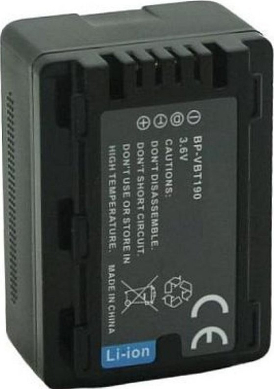Bateri kamere Extra Digital Panasonic VW-VBT190, zëvëndse, litium-jon