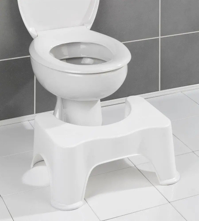 Stol tualeti Secura, ergonomik, plastikë e fortë, i bardhë