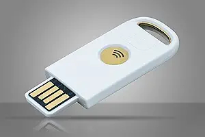 Çelës sigurie Identiv uTrust FIDO2 NFC, USB Type A, i bardhë