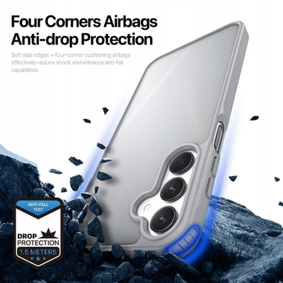 Mbulesë telefoni DUX DUCIS Samsung Galaxy A16 Yind Series, kundër goditjeve, gri