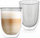 Set gotash termike Orion Double Walled Glass, 370 ml, 2 copë, transparente me nuancë të zezë
