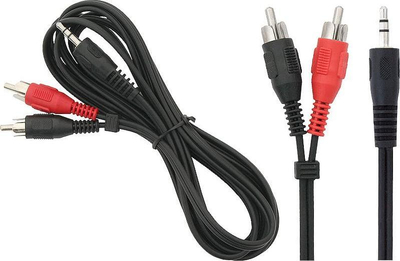 Kabllo audio Blow 02642, Jack 3.5mm në RCA x2, 1.5m, e zezë