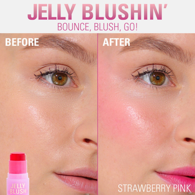 Revolution - Jelly Lip & Cheek Tint Jelly Blush - Strawberry Pink
