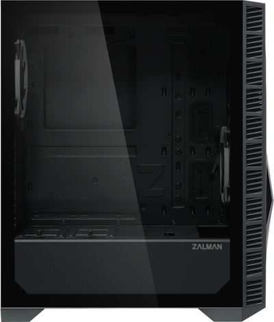 Kasë kompjuteri Zalman Z3 ICEBERG BLACK, ARGB, me xham transparent, e zezë