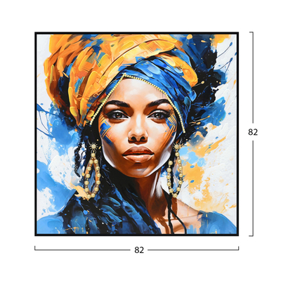 Pikturë muri Onnanoko 82x4,5x82Hcm (HM4565), zezë