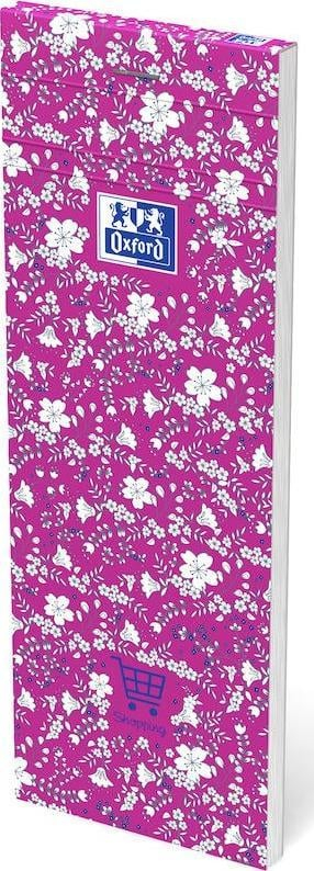 Bllok shënimesh Oxford Floral Shopping, letër 90g, mikro-perforim, shumëngjyrësh
