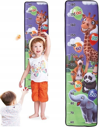 Set matës muri dhe lojë me shënjestra Sportox Kids Artyk, 2 në 1, për kalamaj 3+
