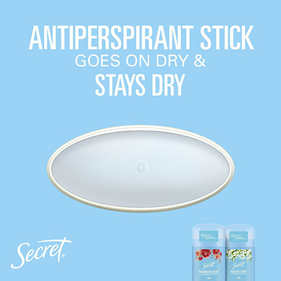 Antiperspirant i ngurtë Secret Rosewater Scent, 40 m