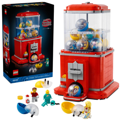 Set LEGO Ideas Bubble Gumball Machine, me minifigurë