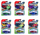 Set makina lodër Majorette Premium Color Changers, 6 copë, metal die cast, shumëngjyrëshe