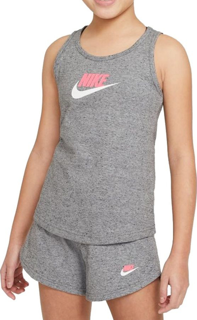 Maicë për fëmijë Nike Sportswear Big Kids Jersey Tank DA1386 091, L, e hirtë