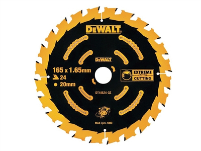 Sharrë rrethore për dru Dewalt DT10300, 165x20mm