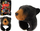 Lodër edukative unazë dore Educational Animals Bear, në formë arushi, shumëngjyrëshe