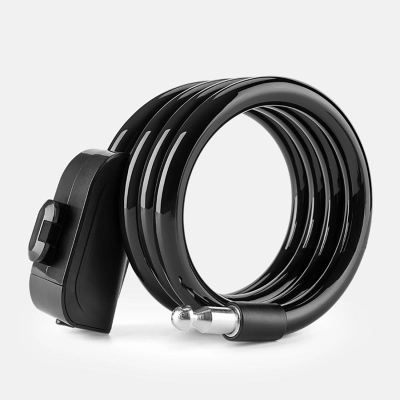 Dry biçiklete Wozinsky WPB-01R, kabllo çeliku, mbyllje me çelës, i zi
