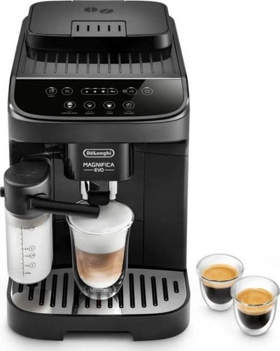 Aparat kafeje me presion DeLonghi Magnifica Evo ECAM 290.51.B, LatteCrema, mjelës automatik, i zi